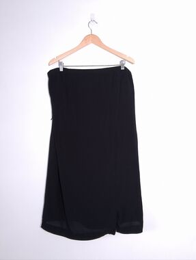 Gap black strapless dress